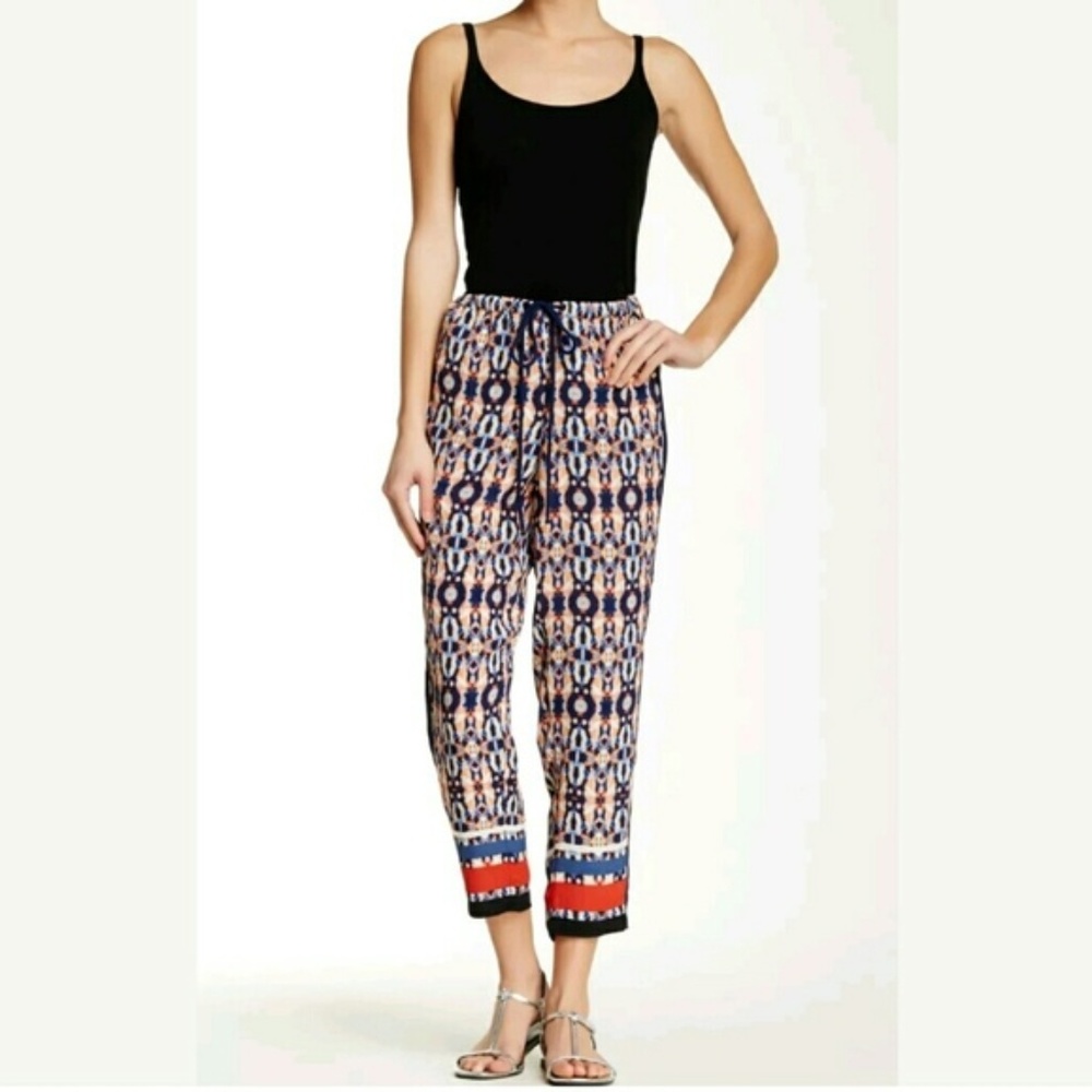 Anthropologie Tracy Reese Large Tribal Print Pants